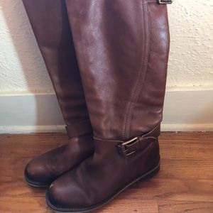 Leather Lucky brand riding boots